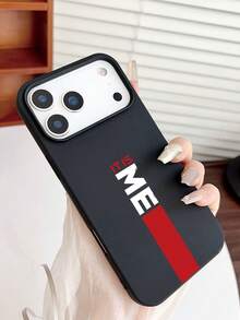 1 ốp lưng điện thoại họa tiết chữ tương phản IT IS ME dọc, phong cách nhiếp ảnh đường phố cá tính, thiết kế lỗ lớn tối giản chống sốc, dày 1.6mm, bảo vệ điện thoại tốt hơn với khả năng chống sốc và chịu va đập, tương thích Apple 11/11 Pro/11 Pro Max, 12/12 Pro/12 Pro Max, 13/13 Pro/13 Pro Max, 14/14 Pro/14 Plus/14 Pro Max, 15/15 Pro/15 Plus/15 Pro Max, 16/16 Plus/16 Pro Max, 17/17 Pro/17 Air/17 Pro Max, 7/8/7 Plus/8 Plus, X/XS/XR/XS Max - màu đen - Xem 2