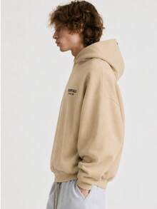 Fear Of God Essentials Fleece Hoodie (FW24) Unisex - Sand - View 3