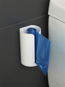 1pc Large Plastic Wall-Mounted Trash Bag Storage Box, No-Drill Plastic Bag Organizer & Sorter For Home, Mini Cute Trash Bag Holder, Creative Portable, High Cost-Performance, Suitable For Kitchen - Multicolor - View 9