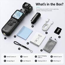 4K High Definition Video Recording Device | Portable Rechargeable Vlogging Camera | 4K Handheld Stabilized Pocket Action Camera | 4X Zoom, 2400mAh Battery, CMOS Sensor, Suitable For Video And Vlogging Creation - View 8