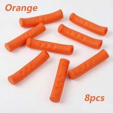 8pcs Mountain Bike Brake Lever Protective Covers, Fixed Gear Bicycle Silicone Brake Handle Covers, Anti-Slip Handlebar Grips - Multicolor - View 9