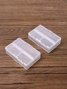 Multi-Compartment Double-Sided Pill Storage Box, Portable Mini Pill Box, Transparent PP Plastic Divided Storage Box, Multi-Function Storage Box Suitable For Jewelry, Beads, Stationery, Hardware Fasteners, Fishing Tackle Accessories, Small Parts Organizer, Suitable For Travel, Home, Office Use - Multicolor - View 10