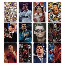 FIFA 55張 Ronaldo 足球球星收藏卡包，CR7 Lomo卡盒裝套組，2026世界盃足球紀念品，房間裝飾，給球迷的高級禮物 - 彩色 - 查看 3