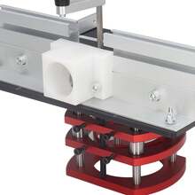 Router Lift With Top Plate Router Lift Base Carpentry Grooving Beveling Workbench Aluminum Alloy - A - View 8