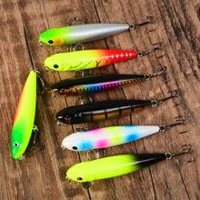 Lure Pencil Micro Zig-Zag Dog Floating Minnow Surface Water Lure For Stream Fishing Amur River White Fish And Crucian Carp - Multicolor - View 5