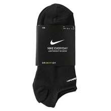 Nike 短筒透氣訓練健身短襪 男女同款 3雙裝 黑色 - 黑色 - 查看 2