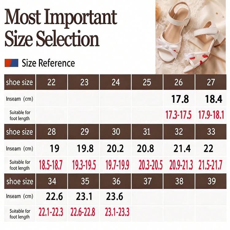 1 Pair Fashionable Kids High Heel Sandals, Girls White "Breathable Fabric: Mesh/Net/Lace" + "Animal & Plant Embroidery" Sandals, Suitable For Summer Weddings, Gatherings, Parties, Holidays, Casual Vacations - White - View 18