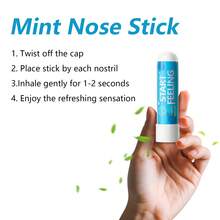 1pc Peppermint Essential Oil Blend Refreshing & Soothing Nasal Stick Energy Stick - Multicolor - View 6