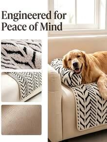 1pc Cat & Dog Sofa Bed, Plush Pet Bed With Cushion, Puppy Bed Pad, Dog Cooling Pad, Pet Cooling Pad, Indoor Cat & Puppy Non-Slip Furniture Protector, Suitable For All Pet Sizes, All-Season Washable Small & Medium Dog Bed, Summer Cat Cooling Pad, Essential Gift For Dogs & Cats - Multicolor - View 8