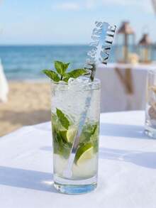 1/10/20pcs Personalized Wedding Drink Stirrers, Customized Name Stir Sticks, Customized Name Cocktail Sticks, Suitable For Weddings, Bachelor Parties, Any Celebration, Glass Decor And Cocktail Bar Accessories, Engagement Party Stir Sticks, Valentine's Day Gift, Gift For Him/Her - Multicolor - View 7