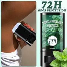 1pc Mint Scented Deodorant Stick, 72-Hour Long Lasting, Designed For Stubborn Body Odor, Eliminates Odor, Perfect For Work, Dating And Home Use, Suitable For Daily Use, Can Be Used On All Parts Of The Body, Portable, Gift - Mint - View 4