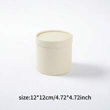 1 buah Ember Kecil Bulat Warna Solid untuk Rangkaian Bunga, Vas DIY, Kemasan, Kotak Kosong, Kotak Hadiah, Dekorasi Penting untuk Hari Raya - Silinder kecil - View 12