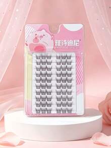 60 Clusters Sweet Little Cluster False Eyelashes, Lazy Pure Desire Style Elf Makeup Lashes, Natural Short Segmented Eyelash Set For Novice, Daily & Travel Cosmetic Gift For Dating Holiday - C - 查看 9
