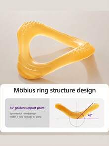 Philips Avent Baby Ring Silicone Teether, 30° Liquid Silicone, UV Anti-Static Treatment, Designed For Infants - Multicolor - View 4