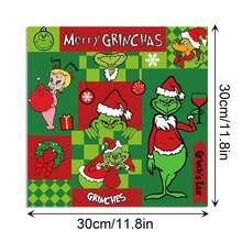 The Grinch Green Monster Cartoon Christmas Planner Material Scrapbook Paper Card Making Background Paper Christmas Gift Wrapping Paper - Multicolor - View 8