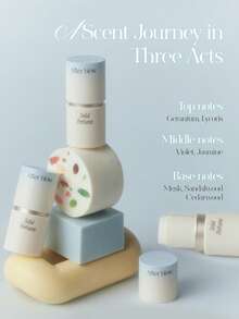 After Blow 1PC Luxe Solid Perfume, Velvety Texture With 24H Scent Lock, Plant-Based & Skin-Friendly, Compact For On-The-Go, Self-Care Essential (6.5g) - 02 Cotton Fog - View 3