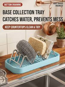 Dual-Sided Flip Design: 3-Bar Storage On Front Side,2-Bar Storage On Back Side To Hold Multiple Soaps At Once.Easy To Disassemble And Clean.Perfect For Bathroom Sink,Shower Counter,Kitchen Sink To Store Facial Soap,Bath Soap And Dish Soap. - Multicolor - View 11