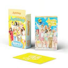 Hearts2Hearts Lemon Tang Summer Album, H2H Xinmei Beach Fresh Lomo Card Korean Girl Group Fan Gift Box, H2H Xinmei Lemon Candy Summer Sailor Outfit Photo Card + Planner Stickers, Double-Sided Collectible Cards Fan Support Gift - Multicolor - View 3