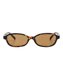 1 Pair Men's Patterned Oval Small Frame Retro Minimalist Fashion Glasses For Street Style, Travel And Vacation - Multicolor - View 3