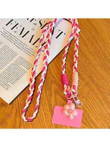 1pc Polyester Long Phone Lanyard - Detachable Hook Crossbody Strap Suitable For Outdoor Sports, Travel And Daily Use - Anti-Loss Shoulder Strap, Sports Accessory, Durable Polyester Material - Multicolor - View 23