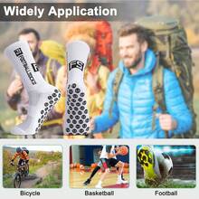 1/3/4/5/6/8/10/Medium-Sized Professional Cycling, Running, Basketball, Football Socks, Football Socks, Medium-Sized Training Socks Suitable For Football Matches, Specially Designed For Football Players 2/6/8/12 - Multicolor - View 5