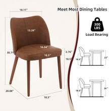 Dining Chairs - Brown - View 2