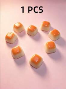Soft Bread Keyboard Keychain Stress Relief Toy Caramel Bread Keyboard Stress Relief Toy - Crisp Sound, Click To Relieve Stress Toy Keychain - Multicolor - View 10