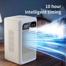 TOUCHBeauty Kipas Pendingin Udara Pelembap Portabel, 2 Kecepatan & 2 Mode, Kipas Pendingin Kabut Pelembap, Kipas Pendingin Udara Mini, Tangki Air 370ml, Lampu Malam, Cocok Untuk Rumah, Kantor, Kamar Tidur, Baterai 3000mAh - Satu ukuran cocok untuk semua. - View 1