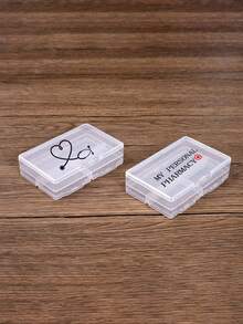 Multi-Compartment Double-Sided Pill Storage Box, Portable Mini Pill Box, Transparent PP Plastic Divided Storage Box, Multi-Function Storage Box Suitable For Jewelry, Beads, Stationery, Hardware Fasteners, Fishing Tackle Accessories, Small Parts Organizer, Suitable For Travel, Home, Office Use - Multicolor - View 11