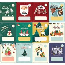 6/12Pcs Christmas Money Holder Wallet, Hanging Tree Ornament With PET Pocket, Cash Gift Card Envelope For Secret Santa Xmas Holiday Party Favors - Christmas Wallet Greeting Cards - View 5