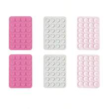 6pcs/5pcs/4pcs/3pcs Silicone Grip Phone Suction Cup Holder Set, Compatible With All Phones: Adhesive Phone Grip For Selfie And Video, Suitable For Shower And Wall Mount, Gift For Friends, Halloween Gift - Multicolor - View 82