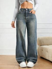 Women Jeans - Blue - View 6