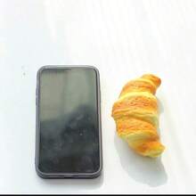 1pc Soft Bread Food Prop Model, Croissant Twisted Bread, PU Material Sample Display Product, Furniture Decor, Material, Perfect As A Gift For Family, Friends, Birthday Gift - Multicolor - View 2