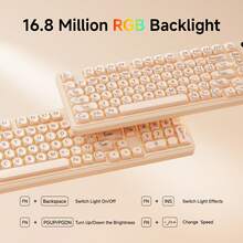 EWEADN V102Air Low-Noise Wired Mechanical Keyboard For Office Work, Stylish Design - View 6