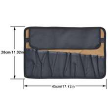 Roll-Up Multi Pocket Spanner Wrench Tool Storage Bag Case Oxford Pouch Organizer - A - 查看 5