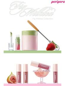 Peripera K-Beauty Ink Glasting 唇釉，純素，含植物萃取油，水感裸色唇釉，鏡面水光唇釉，玻璃感唇釉，豐唇效果，自然保濕，輕盈滋潤，提亮光澤，持久舒適，不黏膩 - # 18 FIG MILK FOAM - 查看 12