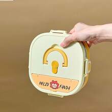 Cute Bento Box Adult, 304 Stainless Steel Lunch Box, Microwavable Food Container With Tableware, Portable Insulated Lunch Container With Handle, Leakproof Lunch Box For Student School, Japanese Bento Box, Metal Lunch Box - Multicolor - View 10