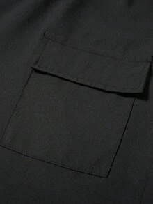 Spring/Autumn Straight Leg Pants For Men, Lightweight, Durable, Wrinkle-Resistant, Breathable - Black - View 7