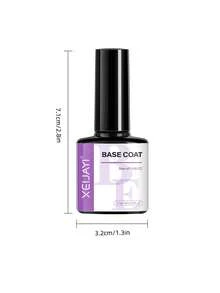 XEIJAYI 2件組 8ml 底膠與封層膠套組，免擦拭浸泡式 UV/LED 相容美甲前置與完工，適用沙龍與居家 DIY 美甲 - 無色 - 查看 8