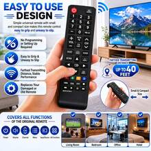 New Universal Remote Control, Compatible With All TVs, Replacement For All Smart TVs, LED, LCD, HDTV, 3D Series TVs - View 5