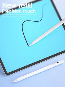 Universal Capacitive Stylus Pen For Phone And Tablet, Compatible With Android And Apple, Precise Touch, Smooth Writing, High-End Capacitive Stylus (Not Compatible With Resistive Screen And Tablet Electromagnetic Screen), 90mAh - Multicolor - View 3