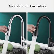 1/2pcs, Multi-Function Kitchen Faucet With 3 Water Modes, Aerator And Delay Device, Universal Swivel Design, Water-Saving And Anti-Splash, Perfect For Washing Vegetables And Fruits, Kitchen Faucet Accessories, Universal Rotating Anti-Splash Faucet Extender, 3-Stage Adjustable Water Aerator, Universal Stainless Steel Faucet Adapter, Suitable For Home Kitchen Sink And Bathroom Vanity - Multicolor - View 9