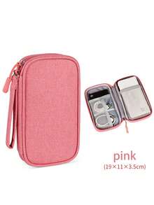 3/1pc Digital Accessory Organizer Pouch/Case; Multifunctional Travel Storage Box Suitable For Phone Cases, Coin Purses, Jewelry, And More; Lightweight And Portable-Ideal For Travel, Graduation Season, And The Back-To-School Season. - Multicolor - View 15
