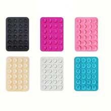 6pcs/5pcs/4pcs/3pcs Silicone Grip Phone Suction Cup Holder Set, Compatible With All Phones: Adhesive Phone Grip For Selfie And Video, Suitable For Shower And Wall Mount, Gift For Friends, Halloween Gift - Multicolor - View 94