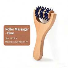 1 Set 1pc Handheld Multi-Color Roller Massager, Suitable For Neck, Back, Legs, Feet And Hands, Portable Massager - Multicolor - View 2