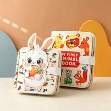 Livro de Pano Educativo Infantil Abelha, Identificação de Cores, Reconhecimento de Formas, Brinquedo Interativo Pais-Filhos, Presente Perfeito para Bebês - Multicolorido - Visão 1
