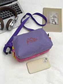 Dopamine Personalized Casual Versatile Shoulder Bag, Lightweight Casual Crossbody Bag, Multi Compartment Women's Bag, Suitable For Shopping Commuting - Multicolor - View 9