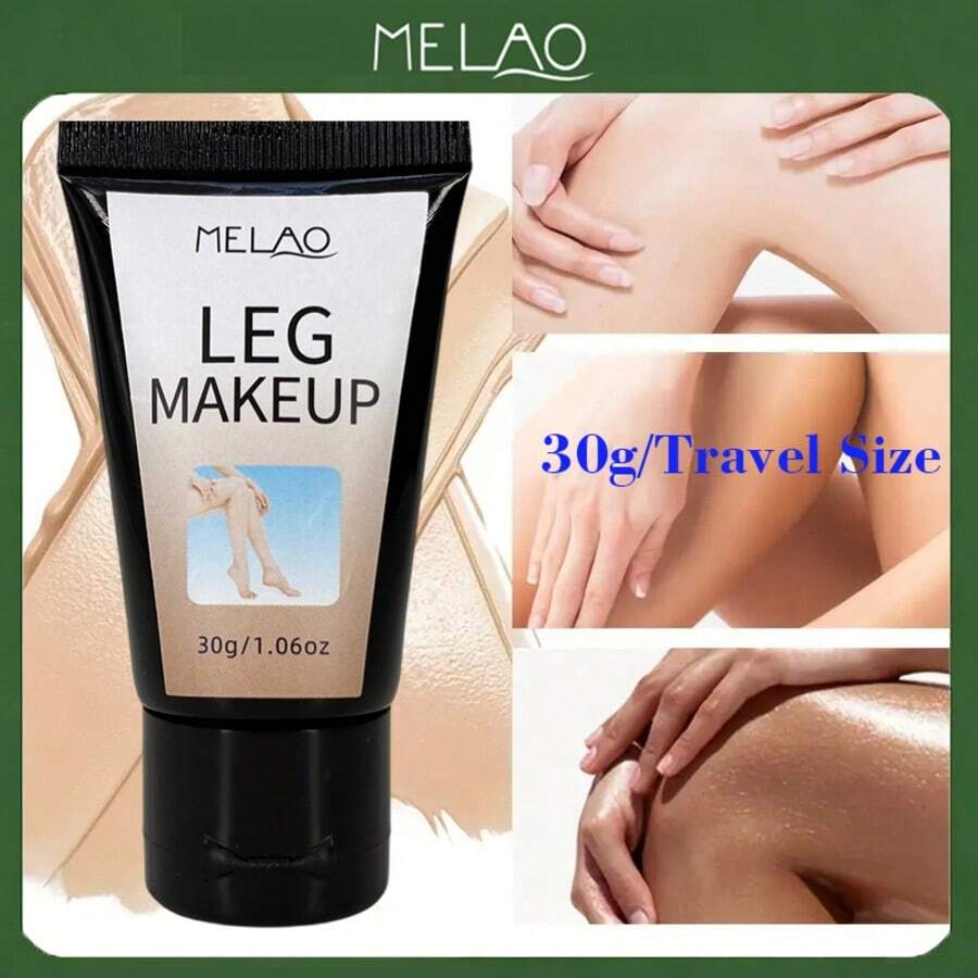 MELAO 亮白腿部乳霜 旅行裝 30g,腿部皮膚亮白乳液,改善暗沉膚色,淡化皮膚痕跡與不均膚色,長效保濕,柔滑身體護理,30g/1.06oz - 黑色 - 查看 1