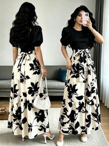 Women Long Dresses - White - View 1