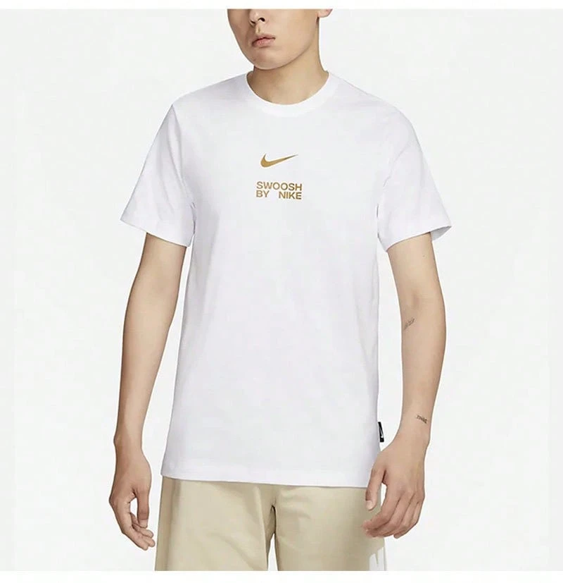 Nike New Season Men's Lightweight Crew Neck Short Sleeve Casual Sports T-Shirt FD1245-100 - White - View 1